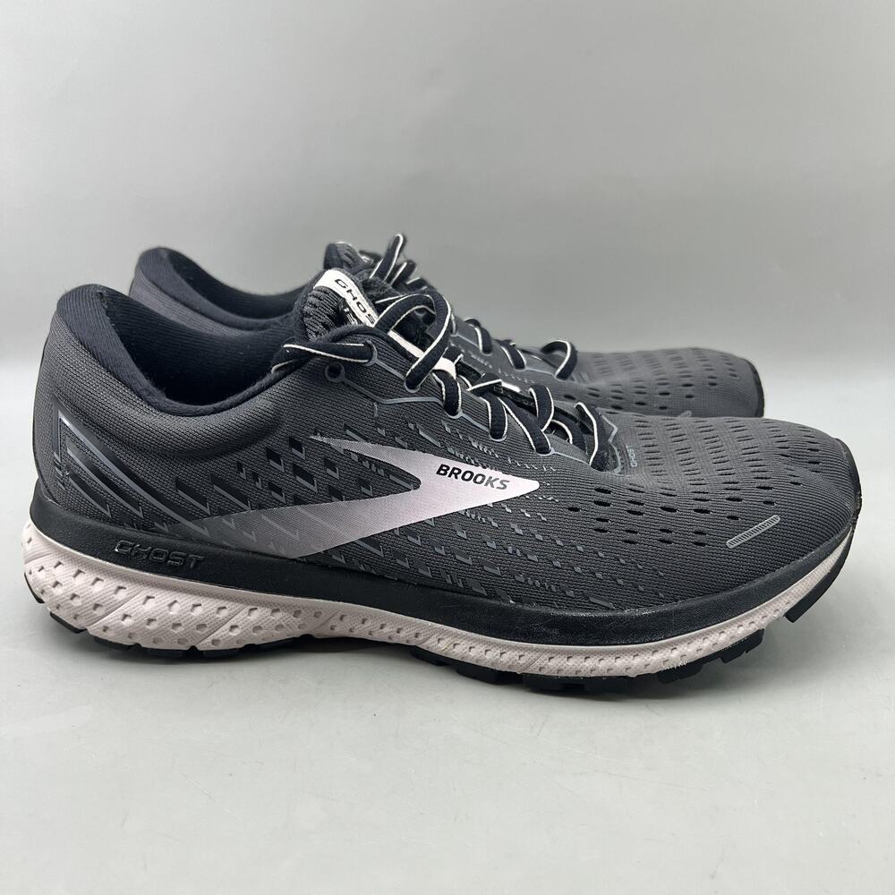 Brooks Ghost 13 Running Shoes Women Size 10.5 2A Gray Mesh Comfort Low Sneakers